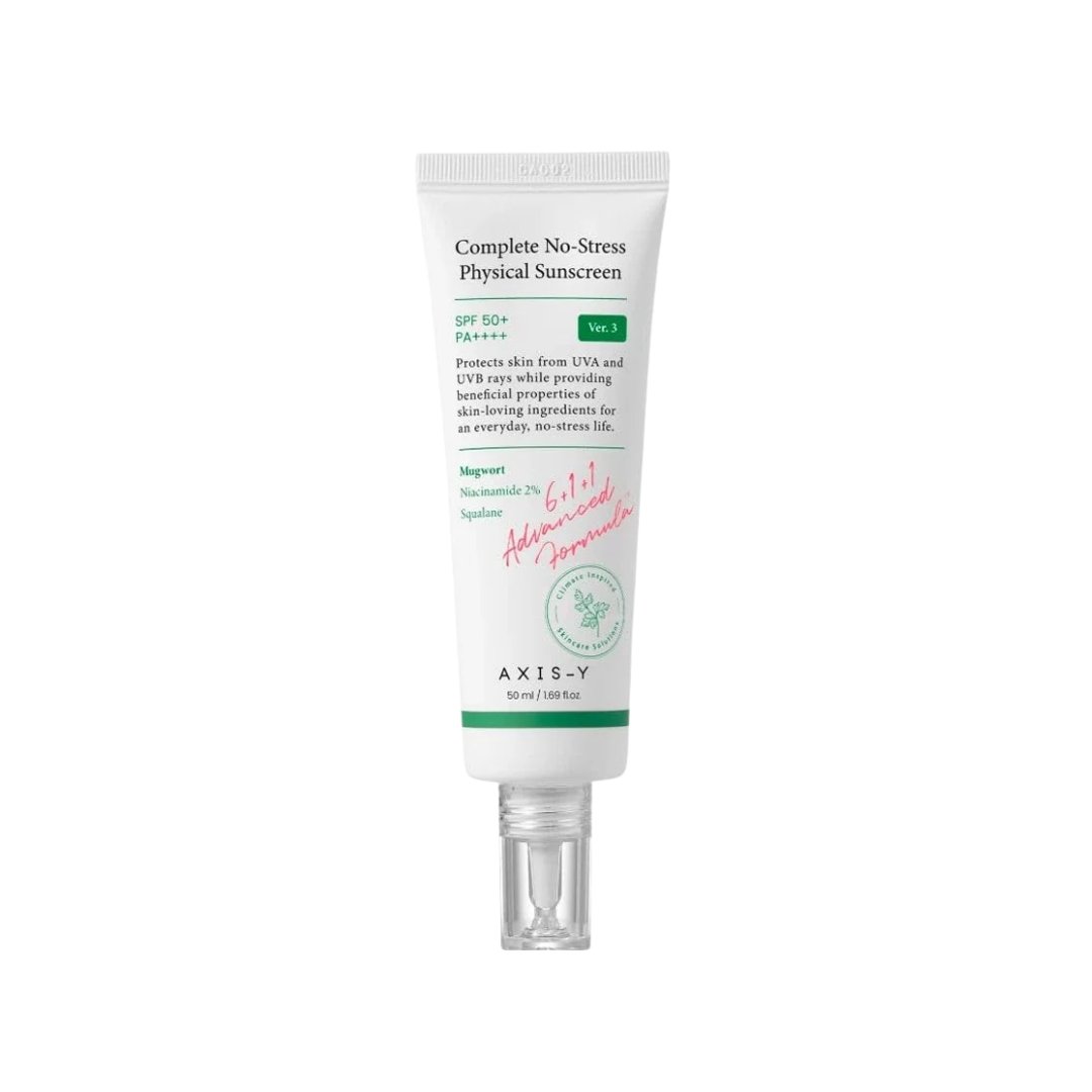 Axis-Y Complete No-Stress Physical Sunscreen 50ml Axis-Y Complete No-Stress Physical SUNSCREEN Ver.3 - Image 1