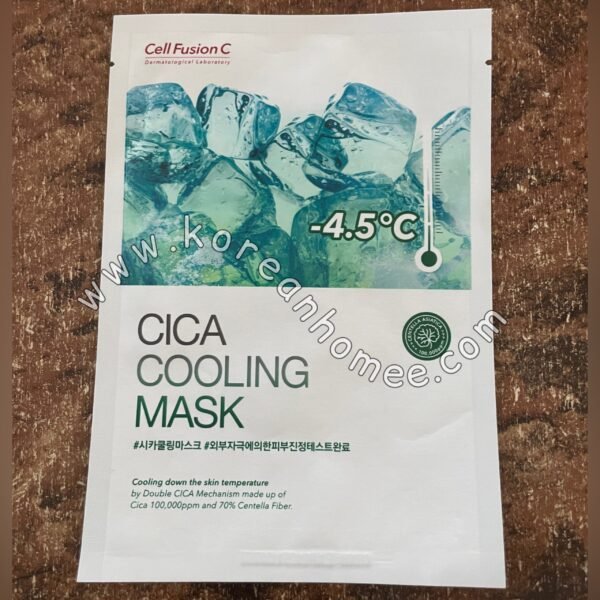 Cell Fusion C Cica Cooling Sheet Mask - Image 1