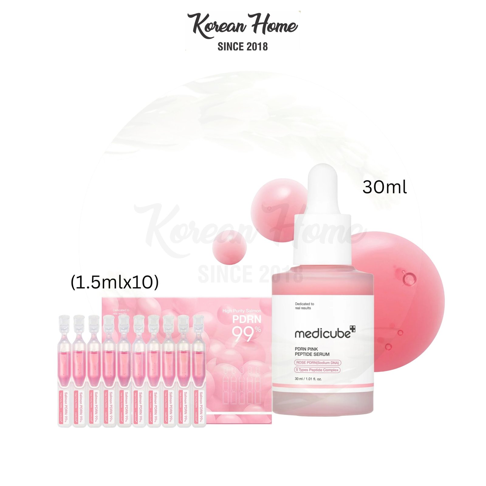 Medicube PDRN Pink Peptide Serum all Medicube PDRN Pink Peptide Serum - Image 1