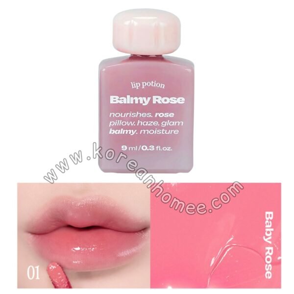Alternative Stereo Lip Potion Balmy Rose shade 01 Baby Rose 9ml - Image 1