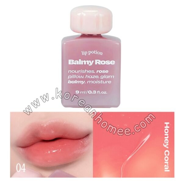 Alternative Stereo Lip Potion Balmy Rose shade 04 Honey Coral 9ml - Image 1