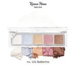 Unleashia Mood Shower Face Palette Highlighter shade Ballerino Shower
