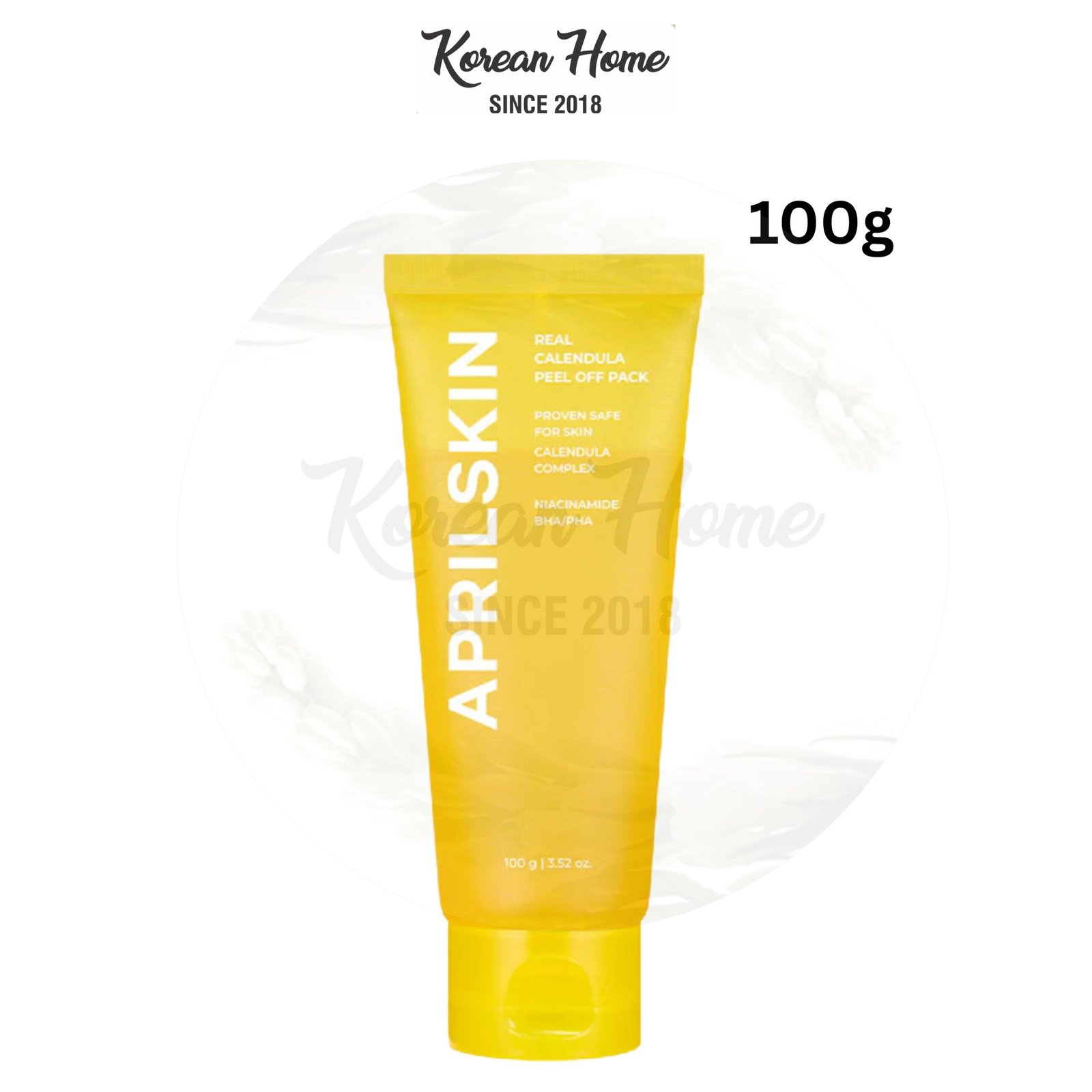 APRILSKIN Calendula Peel Off Mask 100g April Skin Calendula Peel Off Pack 100g Clearance sale (3.10.2026 expiry date) - Image 1