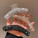 eHub Sparkling Rhinestone Hair Clip Large (1 random Color)
