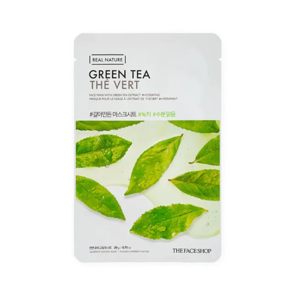 The Face Shop Green Tea Face Sheet Mask - Image 1
