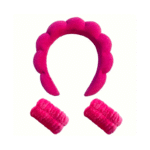 eHub Spa HeadBand & Wrist Band Pink Set