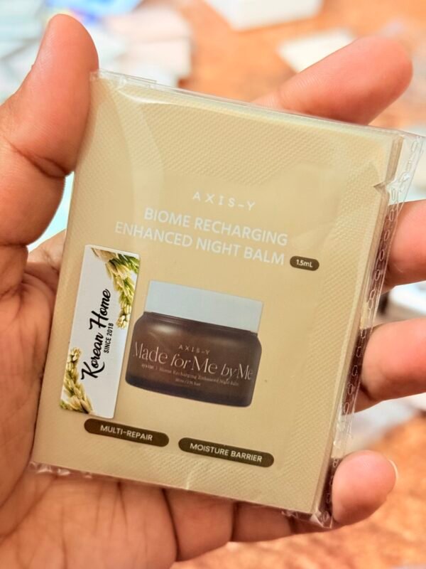 Axis-Y Biome Recharging Enhanced Night Balm Sample (1.5mlx5) - Image 1