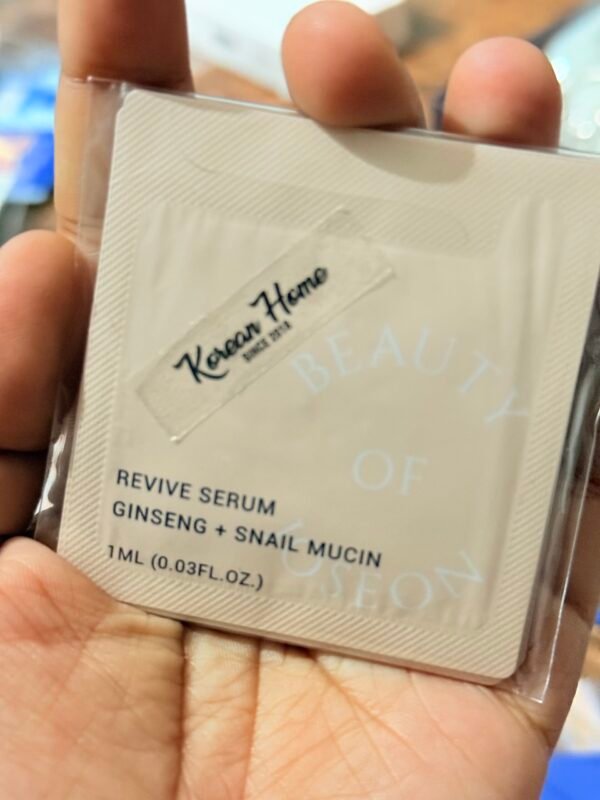 Beauty of joseon Revive Serum Ginseng + Snail Mucin Sample (1mlx5) - Image 1