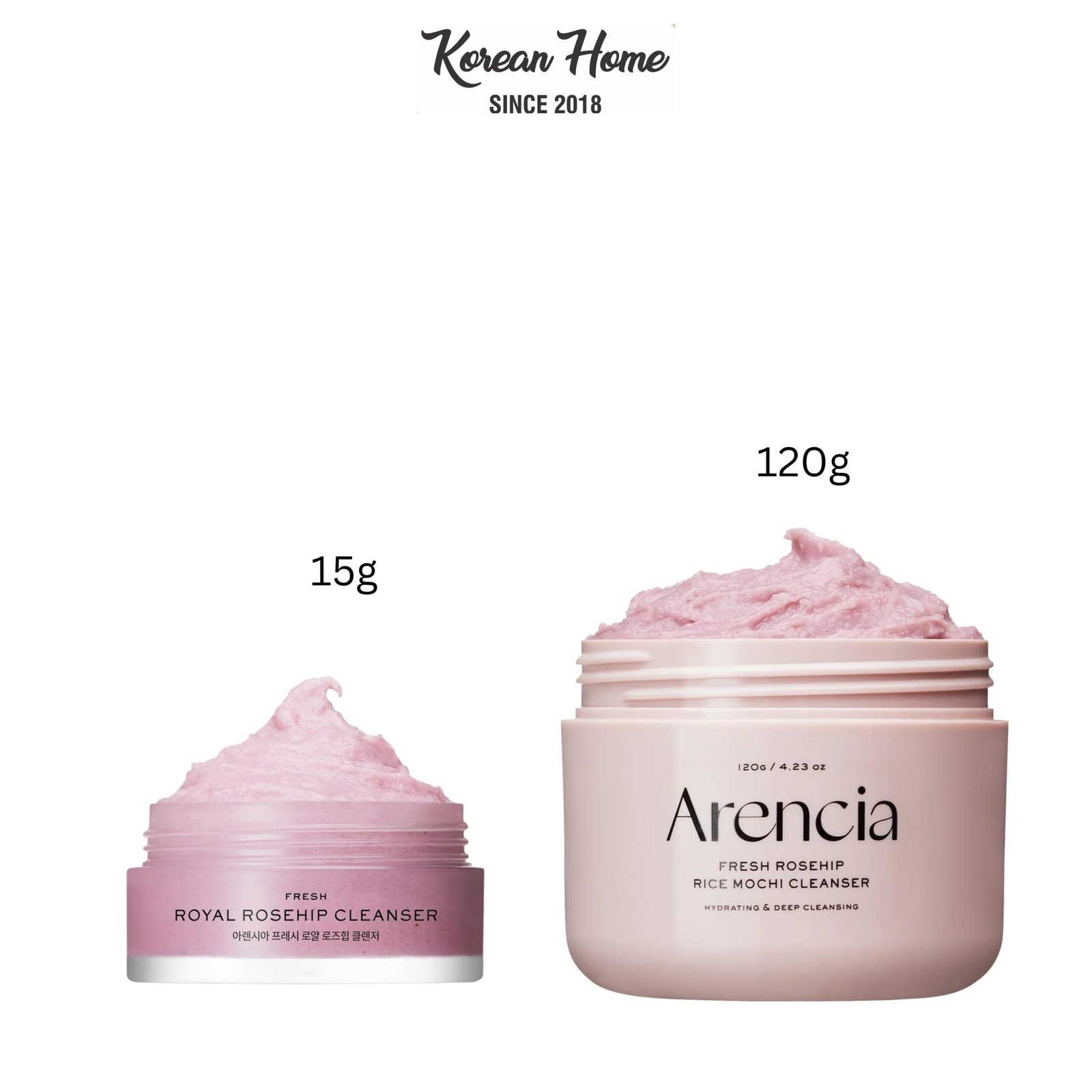 Arencia Fresh ROSEHIP Rice Mochi Cleanser both Arencia Fresh ROSEHIP Rice Mochi Cleanser both