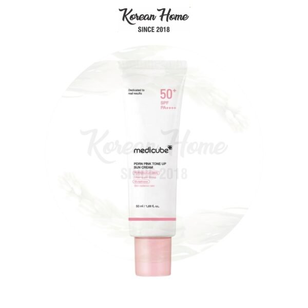 Medicube PDRN Pink Tone Up Sun Cream SPF 50+ PA++++ 50ml - Image 1
