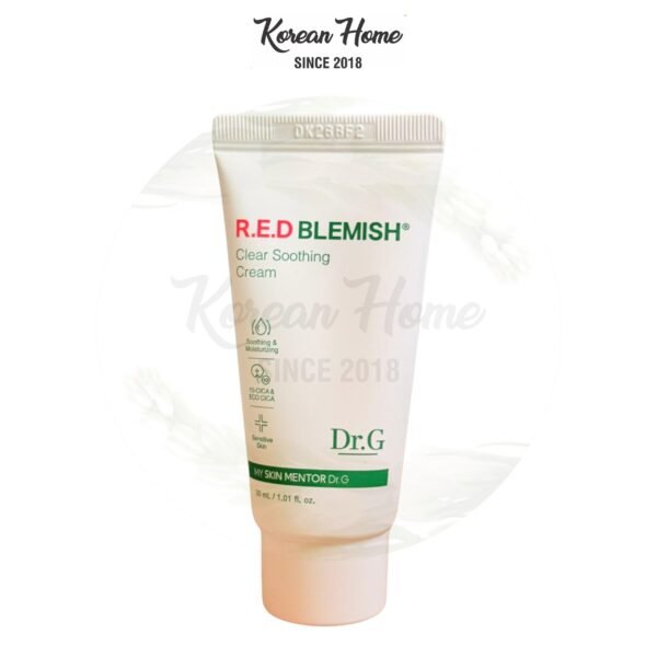 Dr.G Red Blemish Clear Soothing Cream 30ml - Image 1