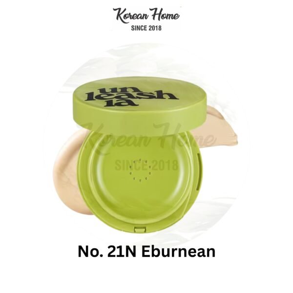 Unleashia Satin Wear Healthy-Green Cushion No. 21N Eburnean - Image 1