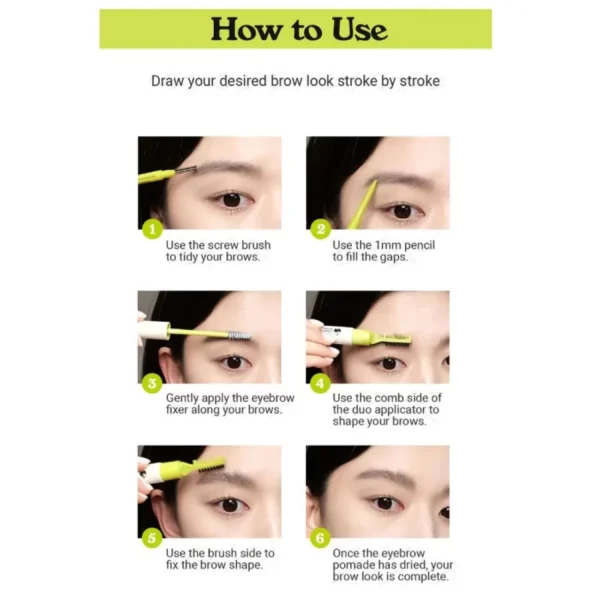 Unleashia Shaper Pomade Eyebrow Fixer No.1 Clear - Image 2