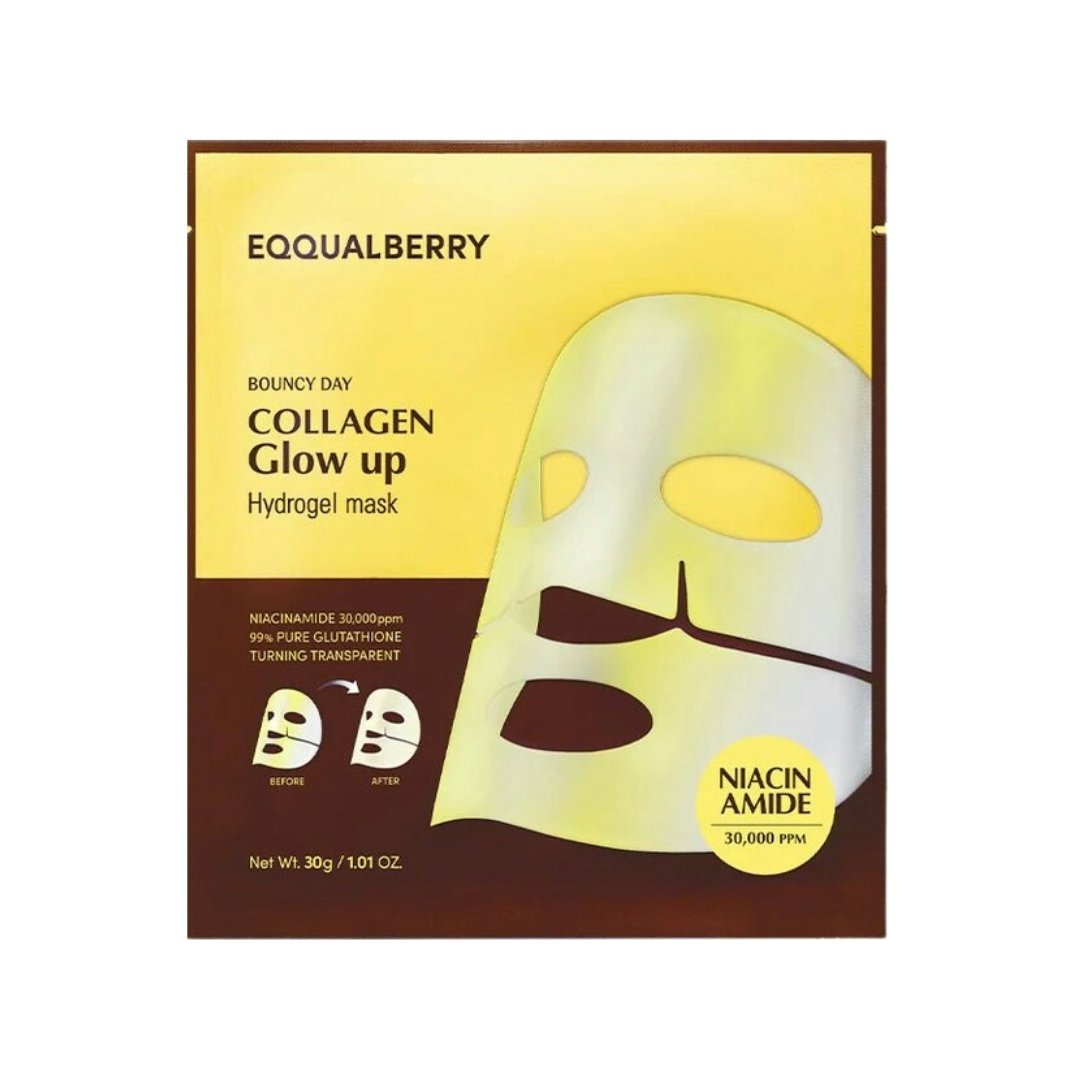 Eqqualberry Collagen Glow Up Hydrogel Mask Eqqualberry Collagen Glow Up Hydrogel Mask Sheet - Image 1