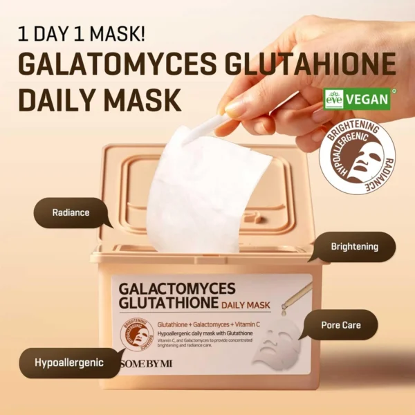 Some By Mi Galactomyces Glutathione Daily Mask (30 Sheets) - Image 3