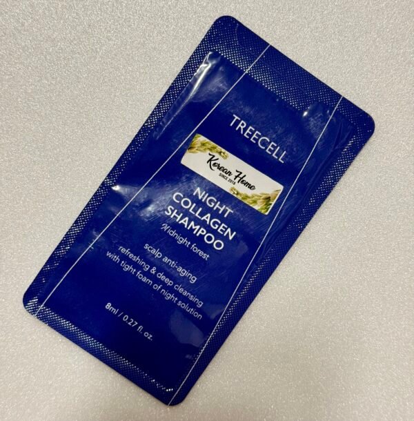 treecell NIGHT Collagen Shampoo Midnight Forest Sample 8ml - Image 1