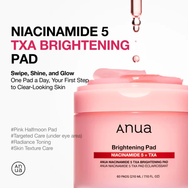 Anua Niacinamide 5 + TXA Brightening Pad (60ea) - Image 2