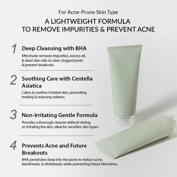 celimax Ji Woo Gae Cica BHA Acne Foam Cleansing 15ml - Image 2