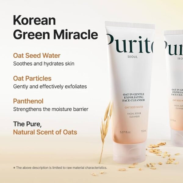 Purito Oat In Gentle Exfoliating Face Cleanser - Image 3