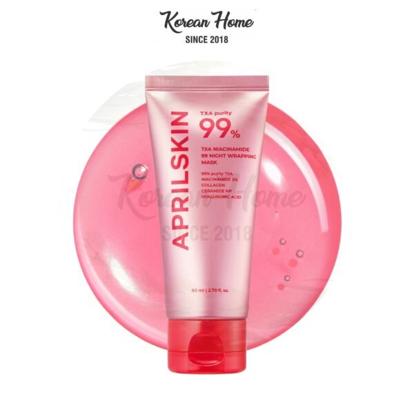 April Skin TXA Niacinamide 99 Overnight Wrapping Mask 80g - Image 1