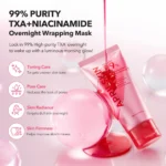April Skin TXA Niacinamide 99 Overnight Wrapping Mask 80g - Image 3