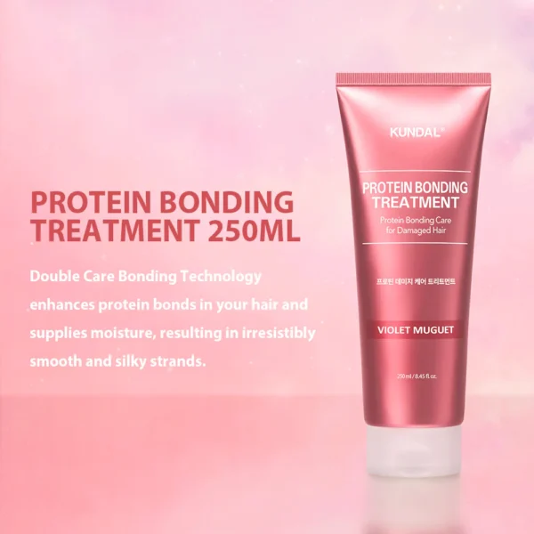 KUNDAL Protein Bonding Care TREATMENT Violet Muget 250ml - Image 2
