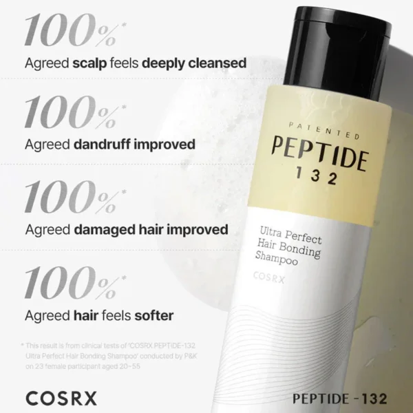COSRX Peptide 132 Ultra Perfect Hair Bonding Shampoo 200ml - Image 4
