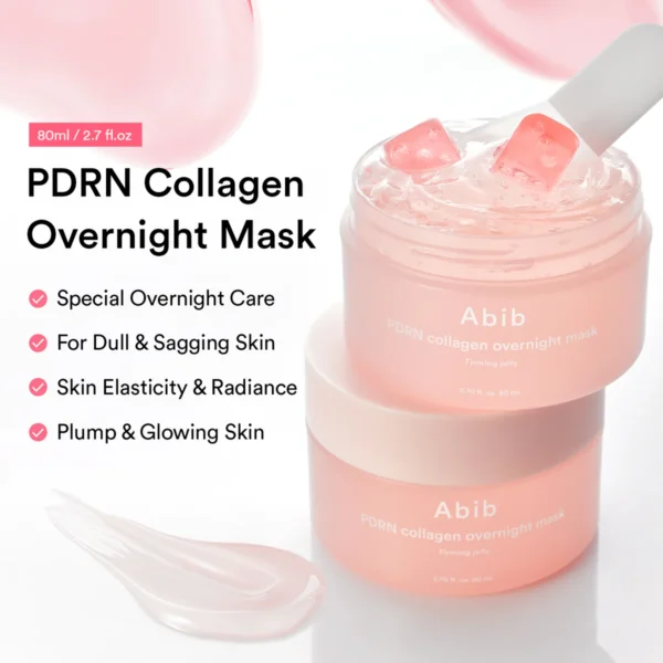 Abib PDRN Collagen Overnight Mask Firming Jelly 80ml - Image 2