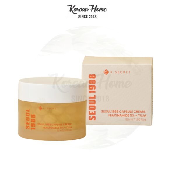 KSECRET Seoul 1988 Capsule Cream : NIACINAMIDE 5% + YUJA 50ml - Image 1