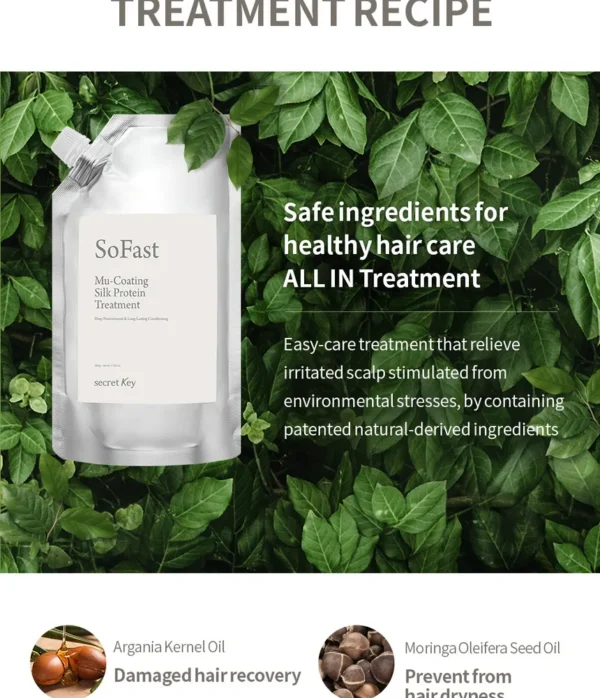 secret Key So Fast Mu-Coating Silk Protein Treatment 500g - Image 3