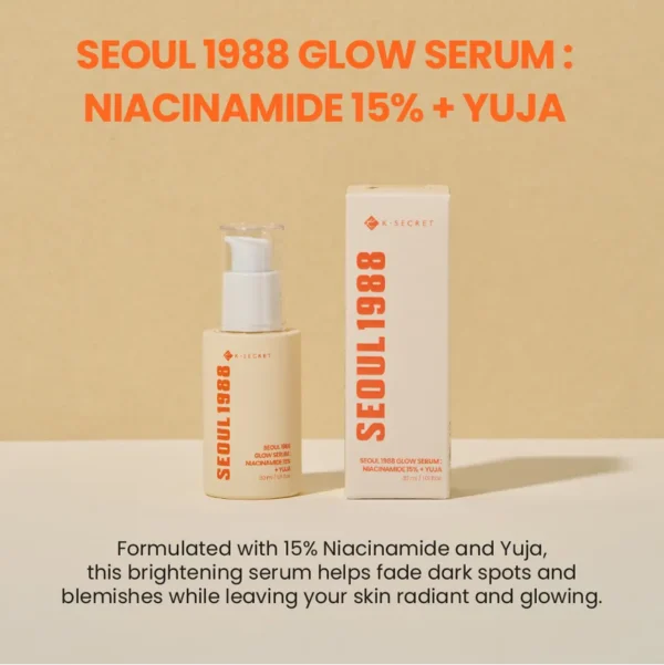 KSECRET Seoul 1988 Glow Serum : Niacinamide 15% + Yuja 30ml - Image 3
