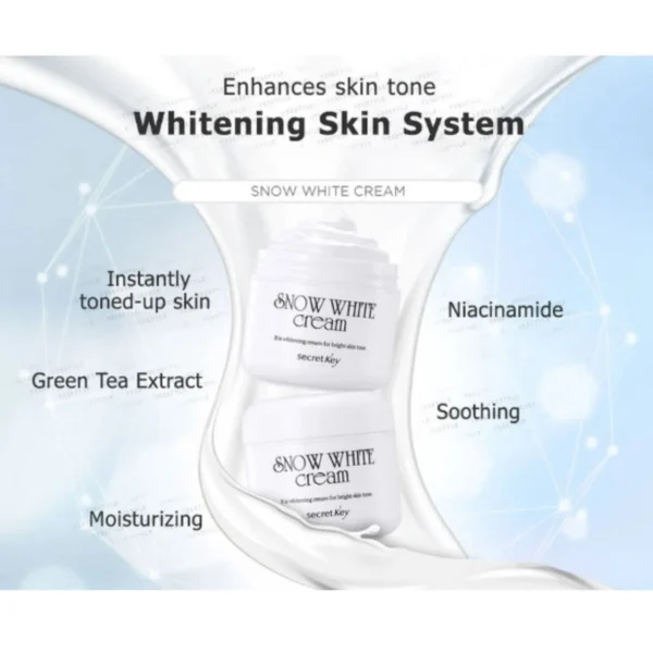 secret Key Snow White Cream 50g - Image 2