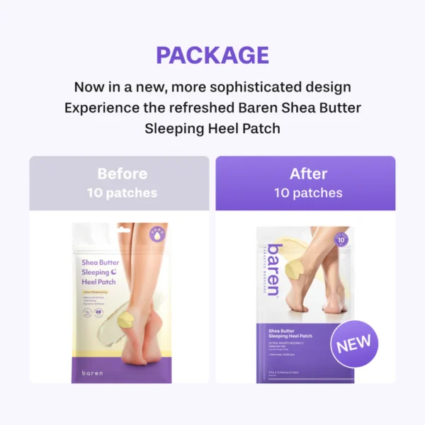 baren Shea Butter Sleeping Heel Patch (5 pairs) - Image 5
