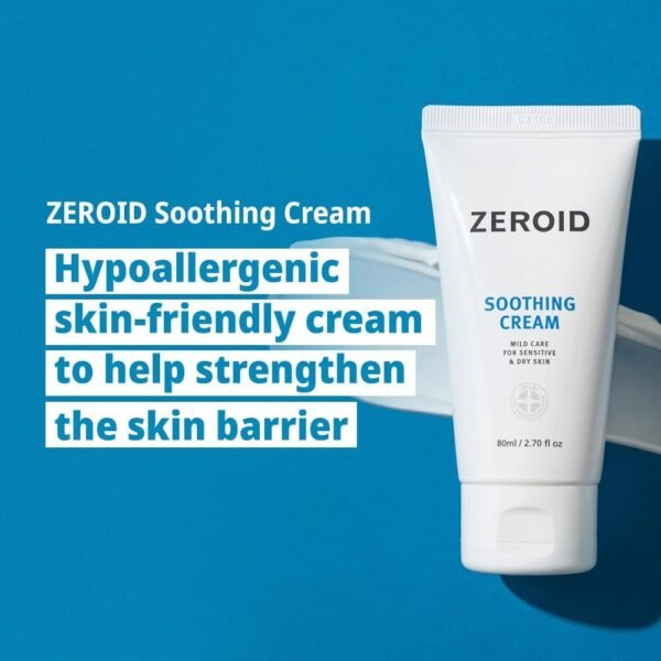 Zeroid Soothing Cream 80ml - Image 2