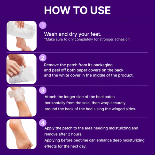 baren Shea Butter Sleeping Heel Patch (5 pairs) - Image 2
