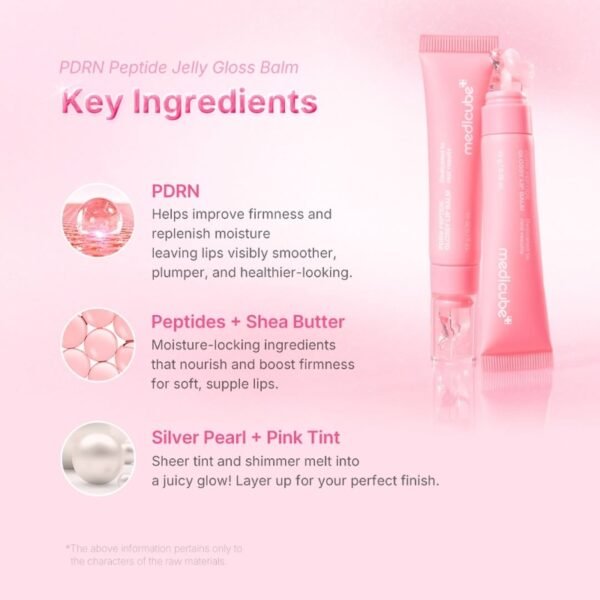 Medicube PDRN Peptide Glossy Lip Balm 10g - Image 2