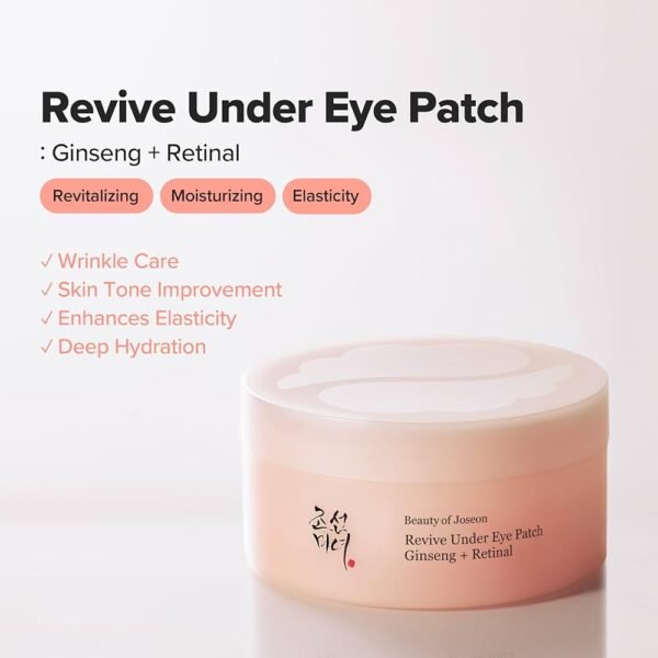 Beauty of Joseon Revive Under Eye Patch (Ginseng + Retinal) 60ea - Image 2