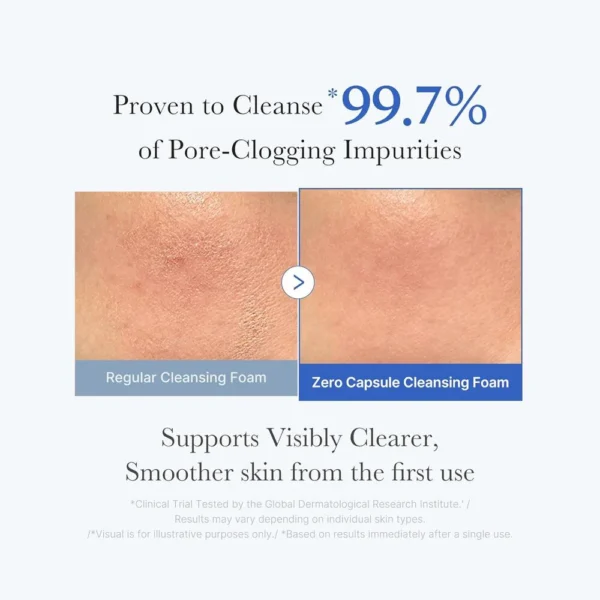 Medicube Zero Pore SA Clear Capsule Cleansing Foam 120g - Image 4