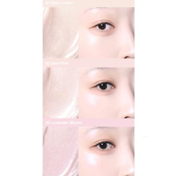 WakeMake Sheer Glow Liquid Highlighter Set Shade 02 Dew Pink - Image 2