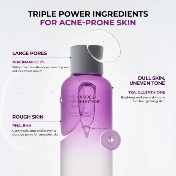 Jumiso Niacinamide 2+ Pore Smoothing Toner 205mL - Image 2