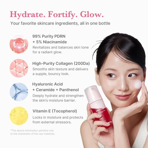 Medicube PDRN Pink Collagen Bubble Serum 95ml - Image 4