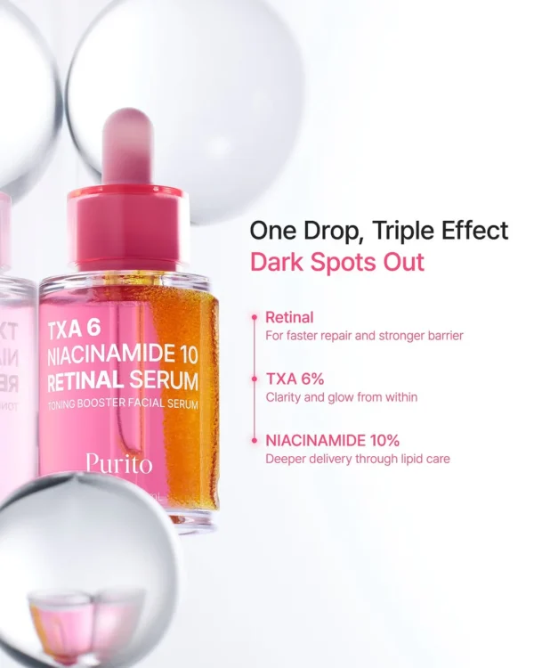 Purito TXA 6 Niacinamide 10 Retinal Serum 30mL - Image 4