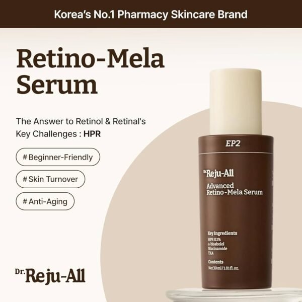 Dr. RejuAll Advanced Retino Mela Serum Korean Pharmacy - Image 2