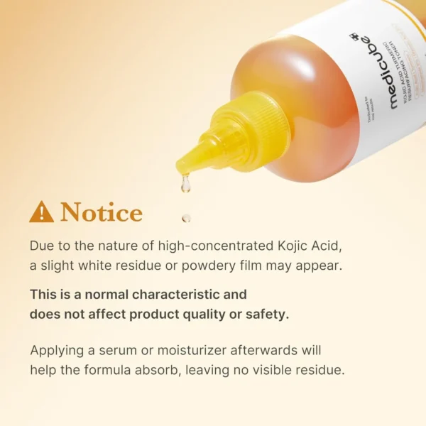 Medicube Kojic Acid Turmeric Resurfacing Toner 250mL - Image 4