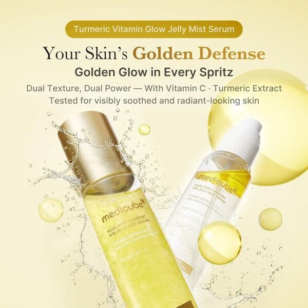 Medicube Kojic Acid Turmeric Vita Jelly Mist Serum 100ml - Image 2