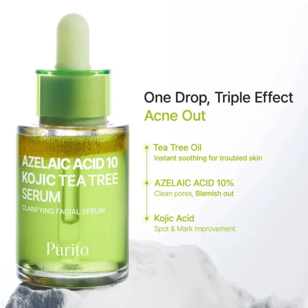 Purito Azelaic Acid 10 Kojic Tea Tree Serum 30mL - Image 2