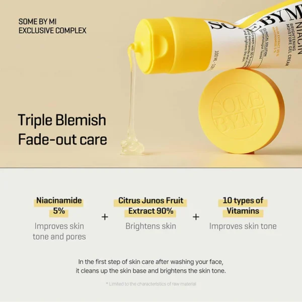 SOMEBYMi Yuja Niacin Brightening Moisture Gel Cream 100ml - Image 3