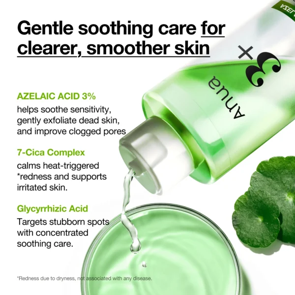 Anua Azelaic Acid 3 Cica Skin Clarifying Toner 250mL - Image 3