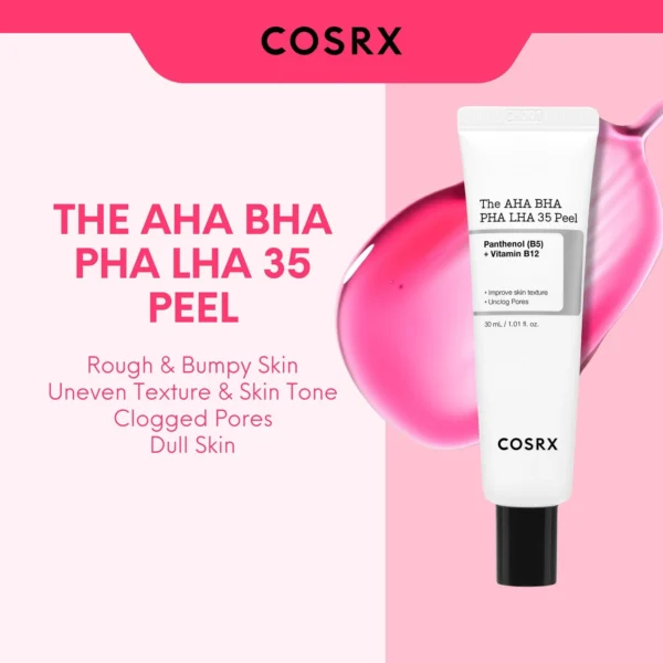 COSRX The AHA BHA PHA LHA 35 Peel 30ml - Image 3