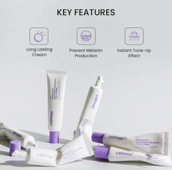 celimax Derma Nature Glutathione Long lasting Tone Up Cream 35ml - Image 3